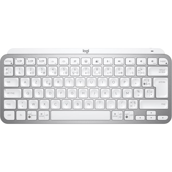 Clavier SS FIL Logitech MX KEYS MINI LLUMINATED KB PALE GREY