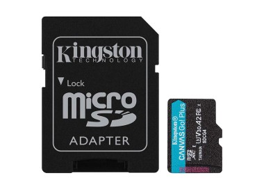 KINGSTON MICRO SDXC SDCG3/64/256GB Canvas Go+Adaptateur | 3.0 Numérique, La Réunion 974