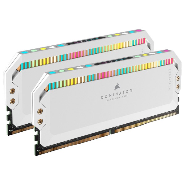Corsair Dominator Platinum DDR5 RGB 32 Go (2 x 16 Go) 5600 MHz CL36 - Blanc