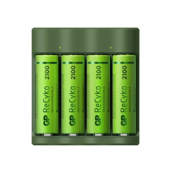 CHARGEUR RAPIDE - 6H + 4 ACCUS AA 2100 MAH NIMH